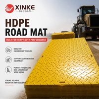 Tapis de sol en HDPE pour routes de chantier temporaires, pour l'accès des engins lourds et les projets d'infrastructure en génie civil