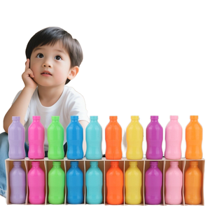 Jeu de devinettes amusant en bouteilles plastiques pour enfants de 5 à 7 ans – Jouet éducatif de mémoire des couleurs et d'association de boissons pour l'entraînement cérébral - Product Image 1