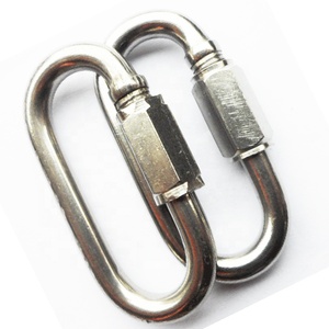 Mosquetón de Seguridad Ovalado de Acero Inoxidable Altamente Pulido con Cierre Rápido para Aplicaciones de Minería, Venta al Por Mayor - Product Image 4