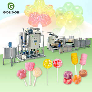 Automatic New Colorful Hand Swirl <b>Mini</b> Lollipop Production Line Machine with High Productivity and Large Capacity for Children - Product Image 1