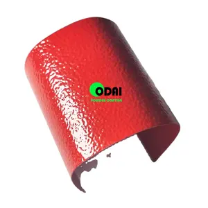 Factory Red Color Wrinkle Texture Powder Coating Spray Paint Indoor Use