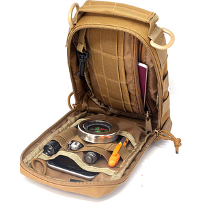 Sac tactique en Polyester imperméable unisexe pratique trousse de premiers soins en plein air stockage sacs à dos pour hommes trousse à outils de survie - Product Image 1