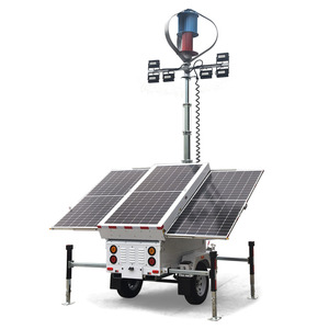 Mobile Eco Hybrid Lighting <b>Tower</b> <b>Power</b> by Solar and Wind UST900 Mobile Lighting <b>Tower</b> Lighting <b>Tower</b> Wind Eco Lighting <b>Tower</b> UST - Product Image 6