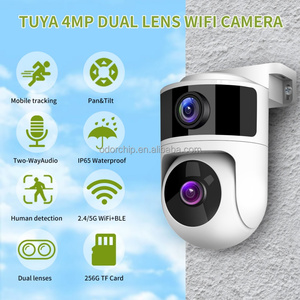 Ống kính kép 4MP 2K PTZ tuya Motion Detector thiết bị gia dụng Mini camera <span class=keywords><strong>wifi</strong></span> ccvt camera trong nhà Hệ thống an ninh - Product Image 2