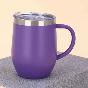 Simple 304 Stainless Steel <b>Coffee</b> Mug Portable Car Thermos Business Office Gift Dual-Drink Mug - Product Image 3