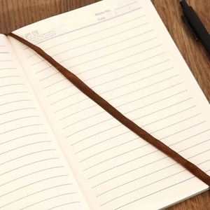 Wholesales A5 Executive PU Leather Loose <b>Leaf</b> Notebooks Dairy Business Notepad Journal with Customizable LOGO - Product Image 6
