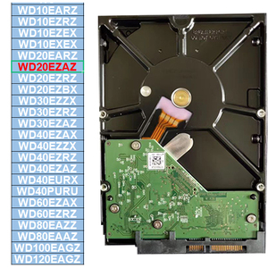 Disque dur WD20EZAZ BLUE 2 To SATA 3,5 pouces 5400 tr/min 256 Mo de cache CMR NoTouch Ramp Load compatible Acronis Cloning NCQ Windows 11/10/8.1/7 - Product Image 1