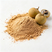 Natuurlijk gedroogd Longanpoeder, puur Longan fruitpoeder voor dranken & functionele voeding, bulkverpakking