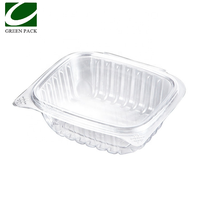 Boîtes à fruits en plastique Transparent de haute qualité, conteneur de légumes pour salade d'animaux de compagnie, emballage Durable