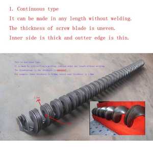 Lame de vis spirale en acier inoxydable et acier au carbone pour moissonneuse-batteuse, nouvelle lame spirale à prix compétitif - Product Image 5