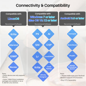 Huion animazione tavoletta disegno professionale penna digitale elettronica grafica tavoletta <span class=keywords><strong>per</strong></span> disegnare tablette graphique - Product Image 6
