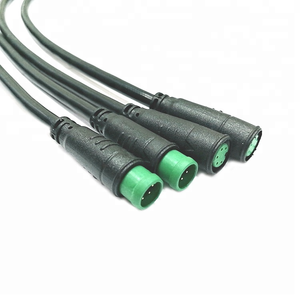 M8 5PIN IP65กันน้ำสายคู่ชายและหญิง<span class=keywords><strong>2464</strong></span> 24AWG 20ซม. 250V ac/dc LED Strip/จักรยานไฟฟ้า - Product Image 2