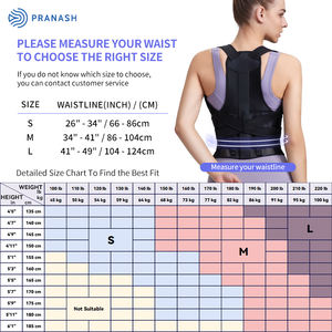 2026 Trending pembenah postur-3 warna Pink Beige Hitam punggung sabuk pendukung punggung dapat disesuaikan untuk wanita & Pria - Product Image 5