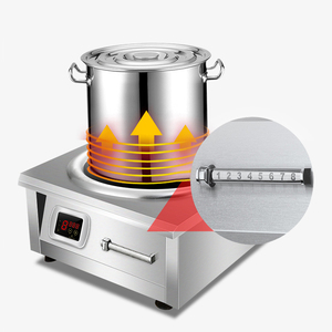 商用电磁炉 6000w8000w 220v380v 重型台式大功率炒锅凹面炉灶电炉 - Product Image 2