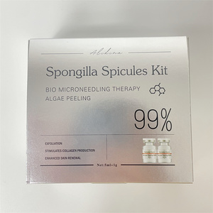 Kit de thérapie pigmentaire bio 99% à base d'extraits végétaux pour le rajeunissement de la peau, sans acides, sans saignements, sans produits chimiques, avec des spicules d'éponge. - Product Image 2