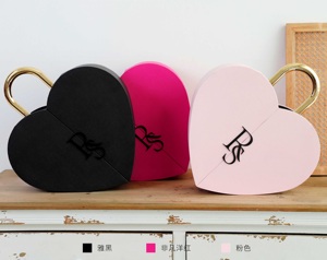 2023 mới đến hình trái tim hộp quà tặng lãng mạn ngọt ngào tăng hoa hộp với Locker cho ngày Valentine - Product Image 3