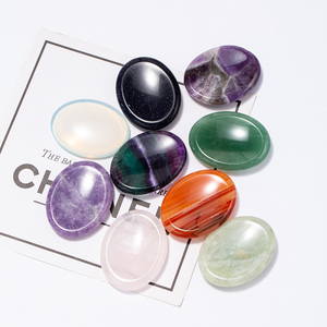 Pietra Antistress da Pollice per Ansia, Pietre <span class=keywords><strong>Chakra</strong></span>, Cristallo Curativo <span class=keywords><strong>Quarzo</strong></span> <span class=keywords><strong>Rosa</strong></span> Ametista Occhio di Tigre per Riduzione dello Stress e Meditazione - Product Image 5