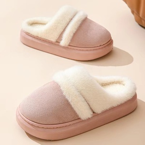Bosirui Women's Fashion Indoor Plush Faux Fur Slippers Soft Warm Slide <strong>Shoes</strong> for <strong>Winter</strong> for Home Use - Product Image 5