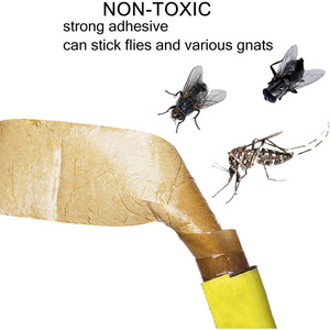 Farfalla appiccicosa a doppio lato o altro rotolo di trappola per mosche con design a cartone animato giallo - Product Image 2