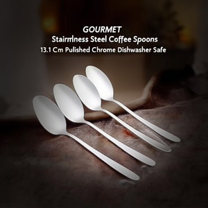 Lot de 6 cuillères à café en acier inoxydable (13,1 cm) GOURMET Chrome poli FF5PN0621 - Product Image 3