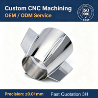 Usinage CNC de précision et électroérosion à fil, Coque de guide de flux en acier inoxydable poli, Matériel aérospatial personnalisé, ODM OEM ISO9001 Brochage
