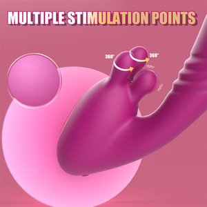 2 Trong 1 <span class=keywords><strong>G</strong></span> Kích Thích Tại Chỗ Máy Rung Mạnh Mẽ Thrusting Massage Vú Dành Cho Người Lớn Vibrator Đồ Chơi Mô Hình S508 Cho Phụ Nữ - Product Image 3