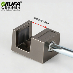 Jiufa Adjustable Glass Shelf Bracket Support Holder For <b>Cabinet</b> Wardrobe Partition Fixing - Product Image 1