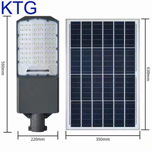 Farola Solar LED <span class=keywords><strong>2</strong></span> en 1 de 120w, Farola Solar de 300w, Farola Solar LED de Alto Brillo, Farolas Solares para Carreteras - Product Image 2