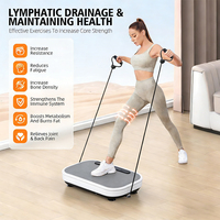 Plateforme vibrante électrique pour exercices de fitness, machine d'entraînement pour le corps entier, salle de sport à domicile, ABS
