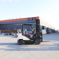 Chariot élévateur GPL à exportation directe d'usine, 3-5 tonnes, hauteur de levage 3m-7m, moteur japonais, double carburant, certifié CE ISO.