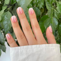 Easywell Nouveau Design Ongles à Presser en Acrylique de Luxe Courts Vente en Gros 30 Pièces Faux Ongles Faits Maison avec Emballage Personnalisé