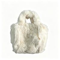 Automne et hiver mode grand sac fourre-tout en fausse fourrure pour femmes moelleux doux en peluche dame grands sacs à main petits sacs à bandoulière