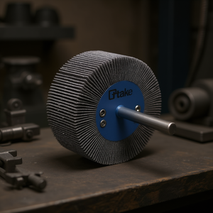 Ttake Abrasive Cloth Flap Wheel 40x15 Mm 6 Mm Shaft 120 Grit For Metal Grinding - Product Image 3