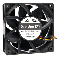 SANYO 9GV1224P1H101 24VDC 0.8A 120*120*38MM 12038 12CM SANYO Kipas Pendingin Aksial Bantalan Bola Asli