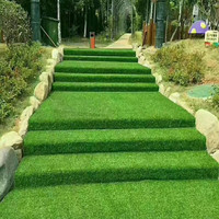 Meisen gazon artificiel à bas prix 10mm20mm pour les paysages de balcon sur le toit en plein air, scène de mariage, tapis de gazon vert tous temps