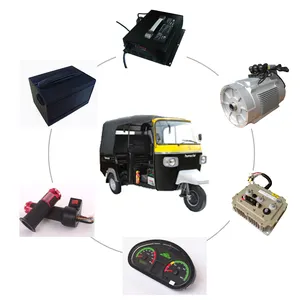 3kW 48V Traction Motor Electric Tricycle Rear Axle Electric Car Conversion Kit from Petrol