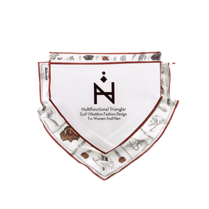 Sciarpa triangolare multifunzionale 135x60 cm dal design alla moda per donne e uomini - Product Image 1