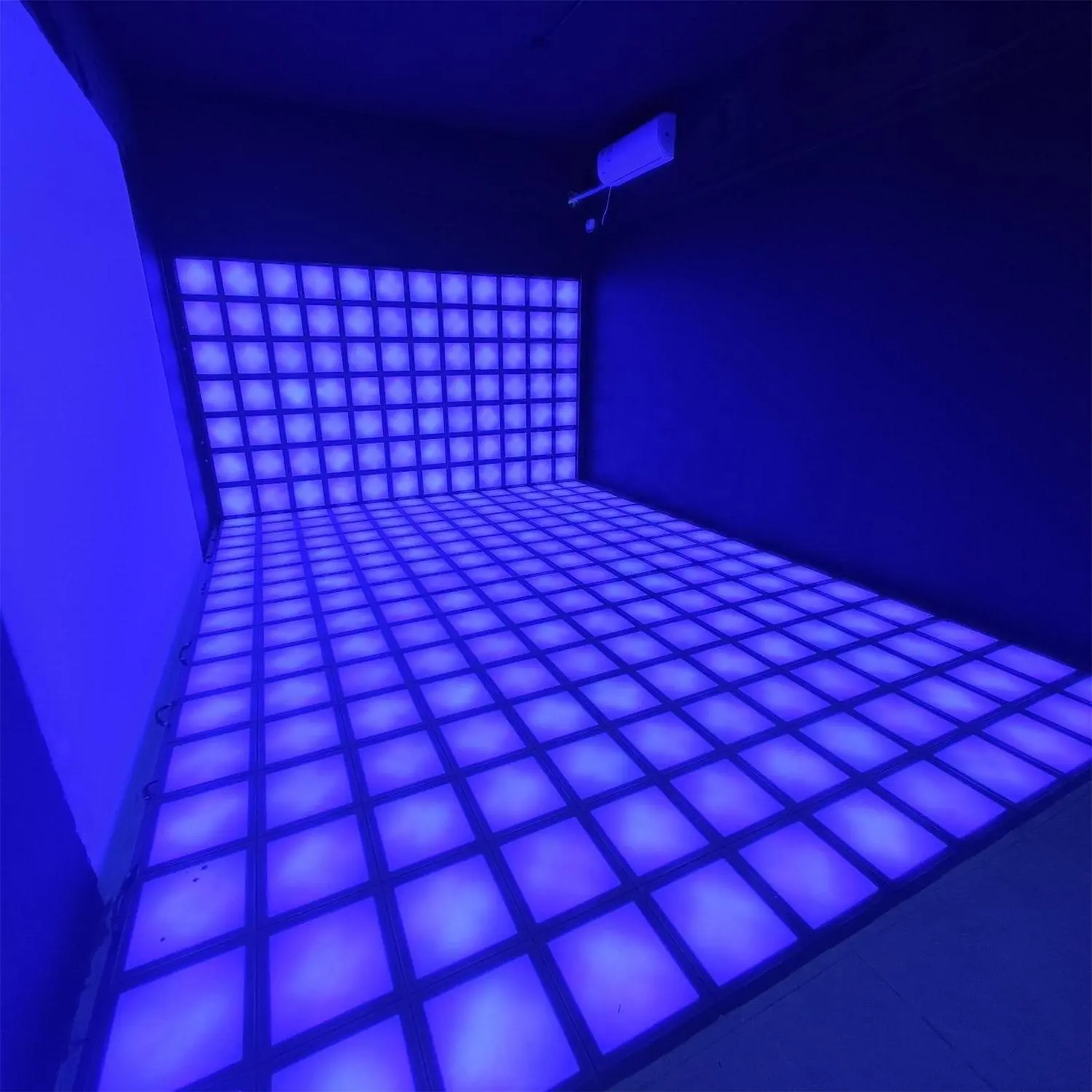 Lampu LED lantai olahraga LED interaktif permainan pelarian menarik