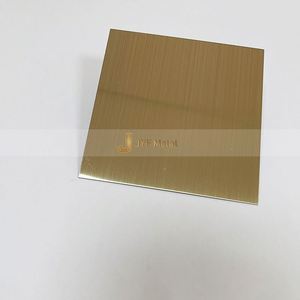 Placa de Acero Inoxidable 304 EX685 con Acabado PVD Color Oro, 0.5-0.8mm, para Decoración de Interiores, Estándar JIS, Plegado, Soldadura y Corte - Product Image 1