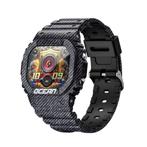 Reloj Inteligente Ruidun OCEAN Personalizado con Llamadas Bluetooth, Monitor de Ritmo Cardíaco, Brújula, Calendario, Resistente al Agua IP68, Cuadrado, <span class=keywords><strong>Control</strong></span> <span class=keywords><strong>Remoto</strong></span> Magnético - Product Image 1