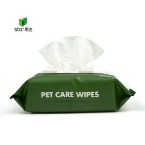 100 Buah Tisu Piaraan OEM Tisu Bersih Hewan Peliharaan Super Lembut Bahan Non-tenun Perawatan Hewan Peliharaan dan Tisu Telinga Anjing - Product Image 6