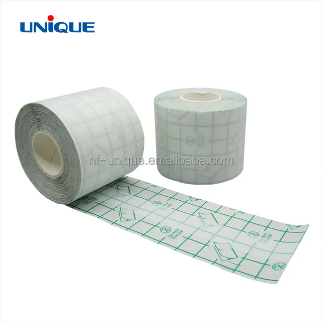 Kostenlose Probe wasserdichte Bandage transparente Folie Fixed Tape Pu Tattoo Nachsorge Dressing Roll