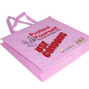 กระเป๋าโท้ท CEO ขนาดกลางใช้ซ้ำได้ลายโลโก้ที่กำหนดเองเป็นมิตรกับสิ่งแวดล้อมบรรจุภัณฑ์ไม่ทอถุงช้อปปิ้งอัจฉริยะผ่านการรับรอง CE - Product Image 2