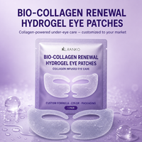Patchs Hydrogel Personnalisables Sous les Yeux à Marque Blanche, Formule Personnalisée, Texture Gelée Blanche, Soin des Yeux, Produits de Soin de la Peau