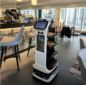<span class=keywords><strong>Robot</strong></span> de service de livraison de nourriture pour hôtel et <span class=keywords><strong>restaurant</strong></span>, vente chaude en usine, <span class=keywords><strong>robot</strong></span> de livraison automatique - Product Image 3