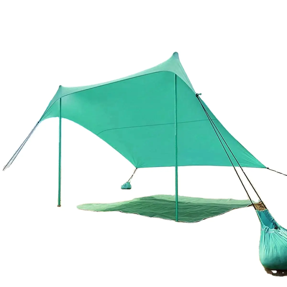 TALENT Portable Sun Shade Family Beach Tent Shelters Sun, Camping Hexagonal Uv Protection Sunshade Beach Tent sun shelter