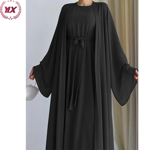 A035 Robe modeste Ensemble deux pièces avec <span class=keywords><strong>gilet</strong></span>, y compris robe et <span class=keywords><strong>gilet</strong></span> - Product Image 3