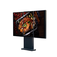 Écran LCD numérique 4K à trois écrans, multi-touch, pour publicité extérieure et services en libre-service – Meilleures ventes