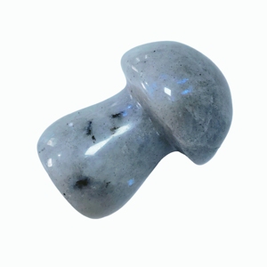 Smooth Labradorite Mushroom <b>Massage</b> Stone Polished Pocket Worry Stone for Stress Relief Handheld Crystal Healing <b>Tool</b> - Product Image 6