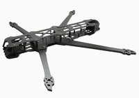 Châssis de drone en fibre de carbone GK-V3 13 pouces, empattement 550 mm, poids 594 g, compatible avec [marques] et autres, origine Guangdong, moule privé
